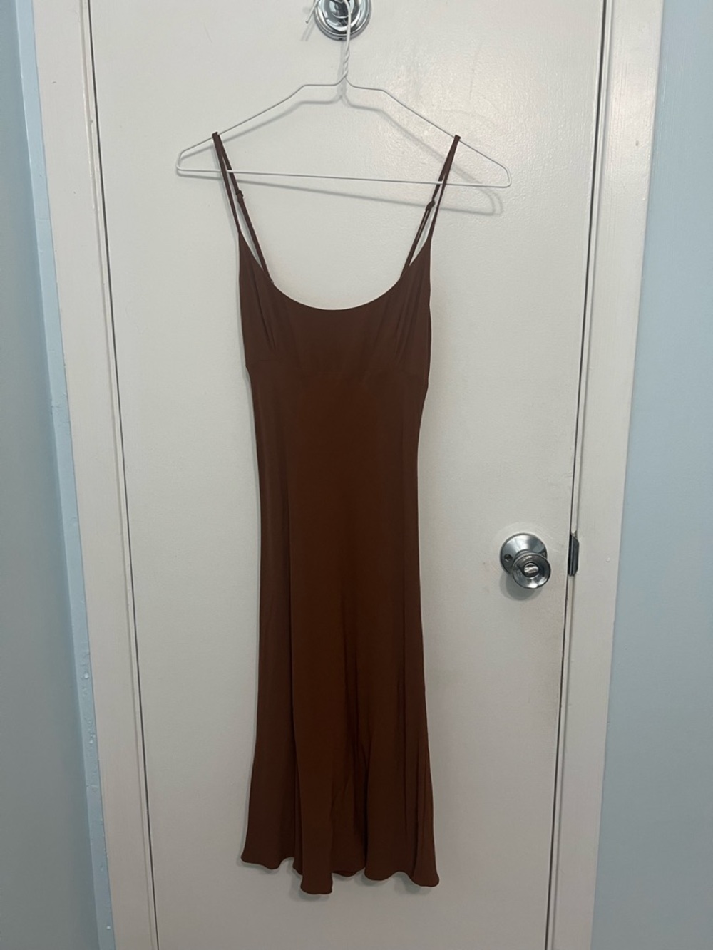 Aritzia Sun-deh Brown Slip Dress